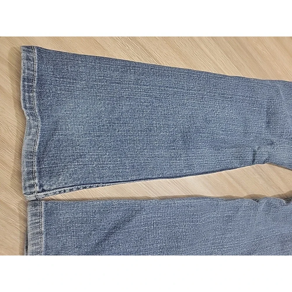 Limited Too Girls Boot Cut Gemstones Streetcore Blue Jeans Sz 8